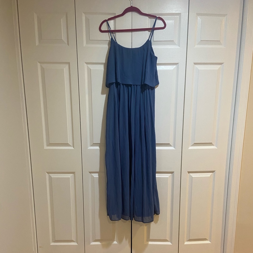 Lauren Conrad blue maxi dress